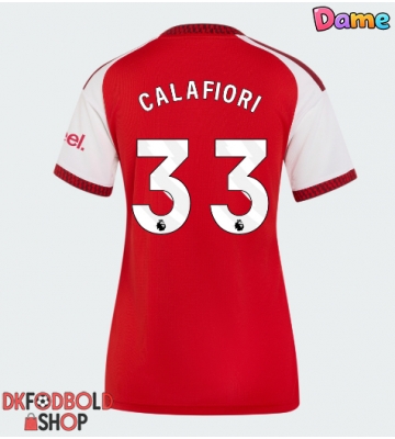 Arsenal Riccardo Calafiori #33 Hjemmebanetrøje Dame 2026-27 Kort ærmer Arsenal Riccardo Calafiori #33 Hjemmebanetrøje Dame 2026-27 Kort ærmer